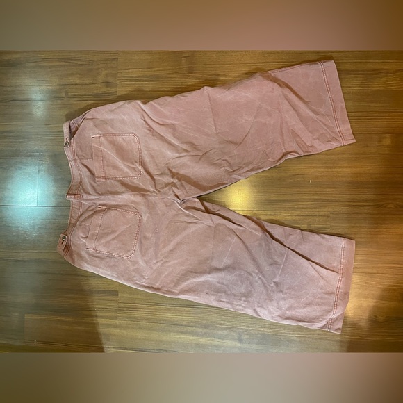 Dusty coral wide leg pants - Picture 5 of 6